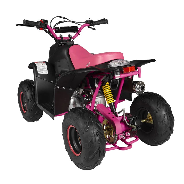 GMX 70cc Ripper-X Kids Quad Bike - Black / Pink