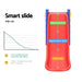 Close up photo of the kids outdoor slide smart slide for safe use of 4-in-1 Kids Plastic Swing and Slide with white background 