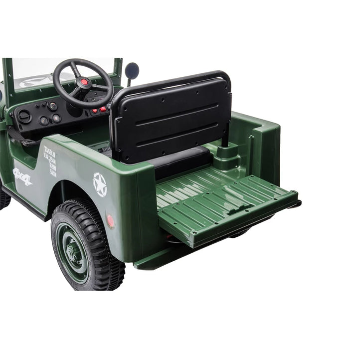 Go Skitz Major 12v Kids Electric Ride On Jeep with Shovel and Front Storage Box