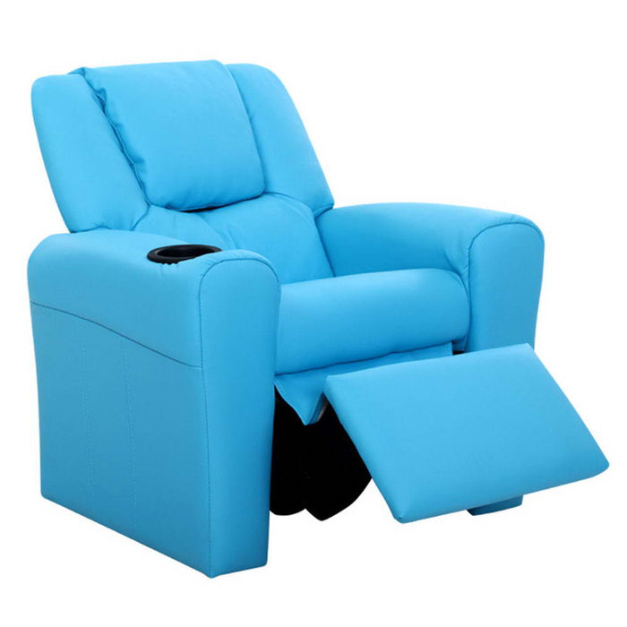 Kids Recliner Chair in Blue
