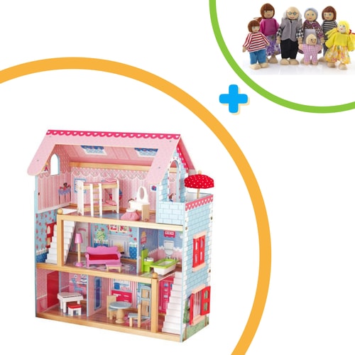 Alana Wooden Dolls House - actual image
