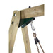 Baby and Toddler Swing Set - low height wooden swing frame, made from FSC-certified timber