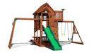 Full image of Skyfort II Swing And Play Set in white background