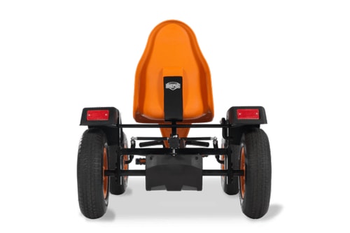 Berg X-Cross Pedal Kart Orange - back view