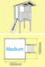 Medium Fort Cubby House - dimensions