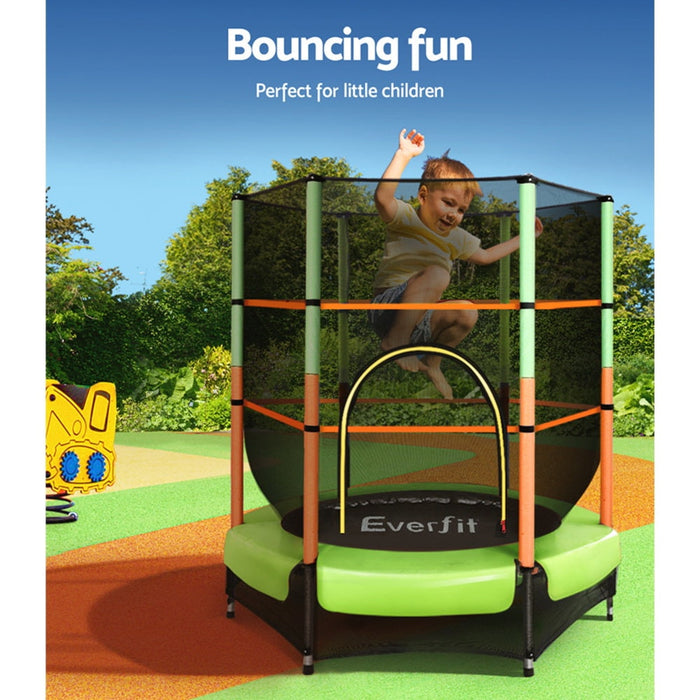 Everfit Kids Junior 4.5ft Trampoline with Enclosed Safety Net - Sports & Fitness > Trampolines