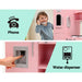 Keezi Kids Classic-Styled Wooden Pretend Play Kitchen Set in Pink - Kids Kitchen