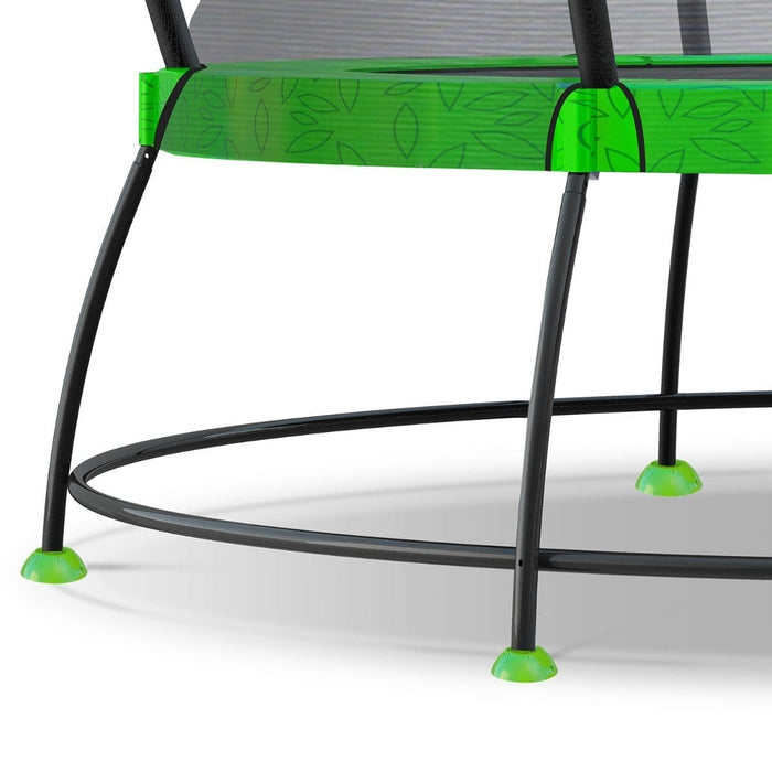 white background with the 8ft HyperJump3 Springless Trampoline
