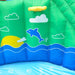 Close up image of the cute design of Atlantis Inflatable Pool Water Slide