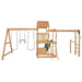 Full back view image of Coburg Lake Swing And Play Set in white background