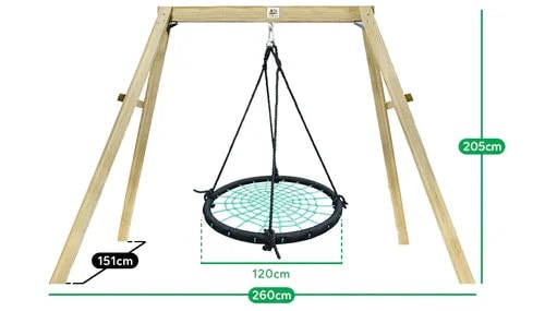 Oakley Swing Set 1.2 Meter - dimensions