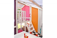Mega Triplex Cubby House - design inside with stairs you can climb going to  the slide