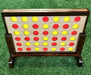 Mini Hardwood Board - 42 red and yellow discs attached
