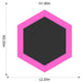 7ft Junior Pink Trampoline dimension