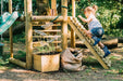 Woodland Treehouse - little girl climbing up the treehouse