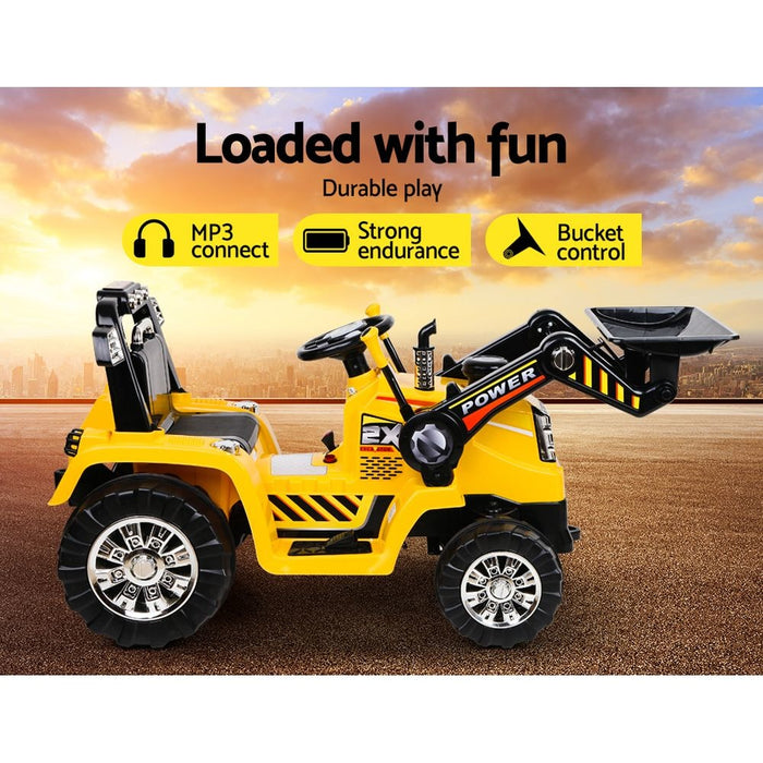 Full image of Bulldozer Kids Tractor with features of MPX connect, Strong endurance and Bucket control