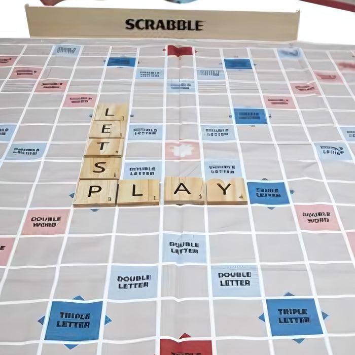 close up of the giant scrabble