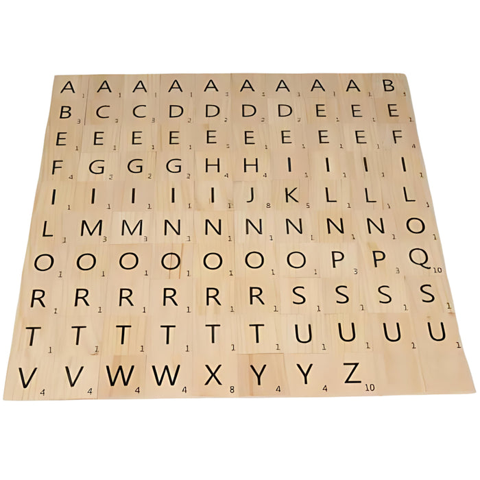 image of all of the giant scrabble tiles