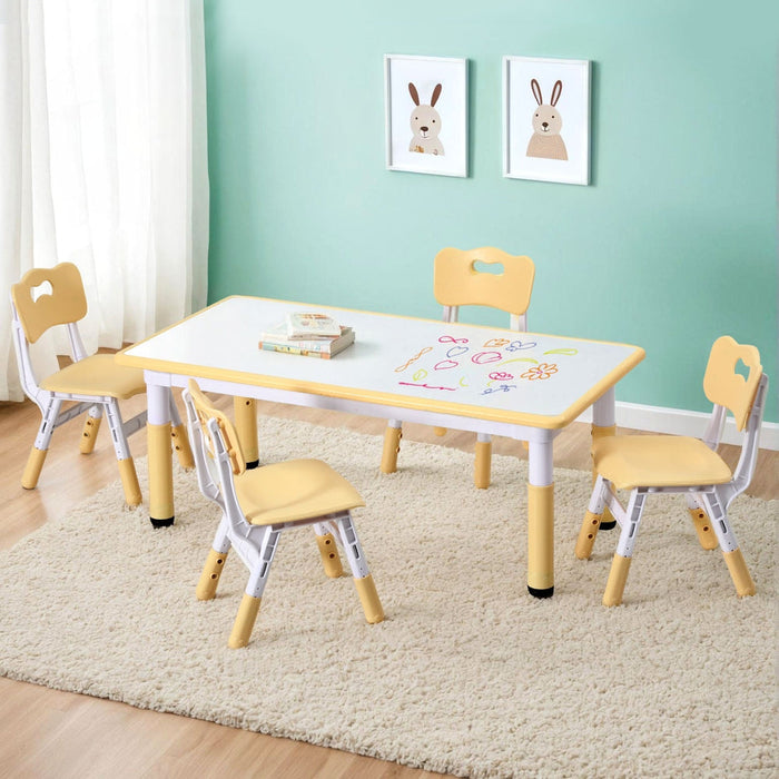 Keezi Kids Table and 4 Chairs Set Graffiti