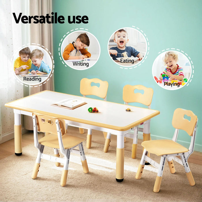 Keezi Kids Table and 4 Chairs Set Graffiti