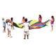 10.6m Diameter Fire Resistant Play Parachute with 24 Nylon Handles