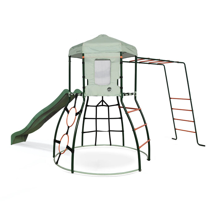 Plum Metal Climbing Dome with Slide