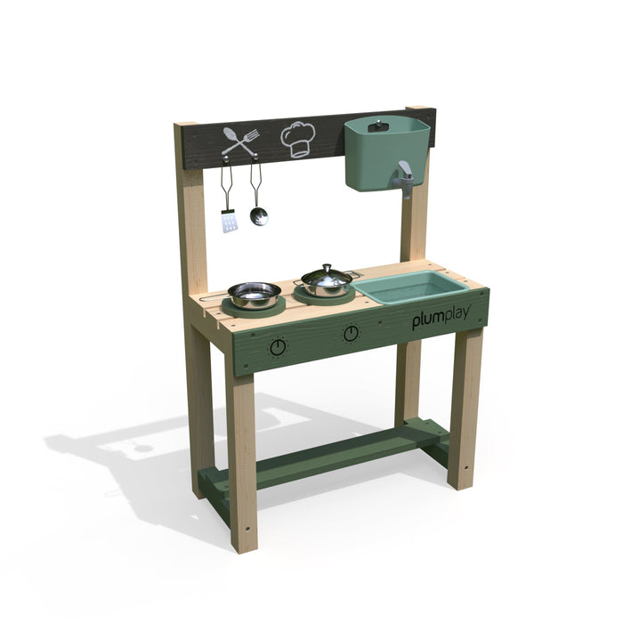 Puddle & Pie Outdoor Mud Kitchen - angle