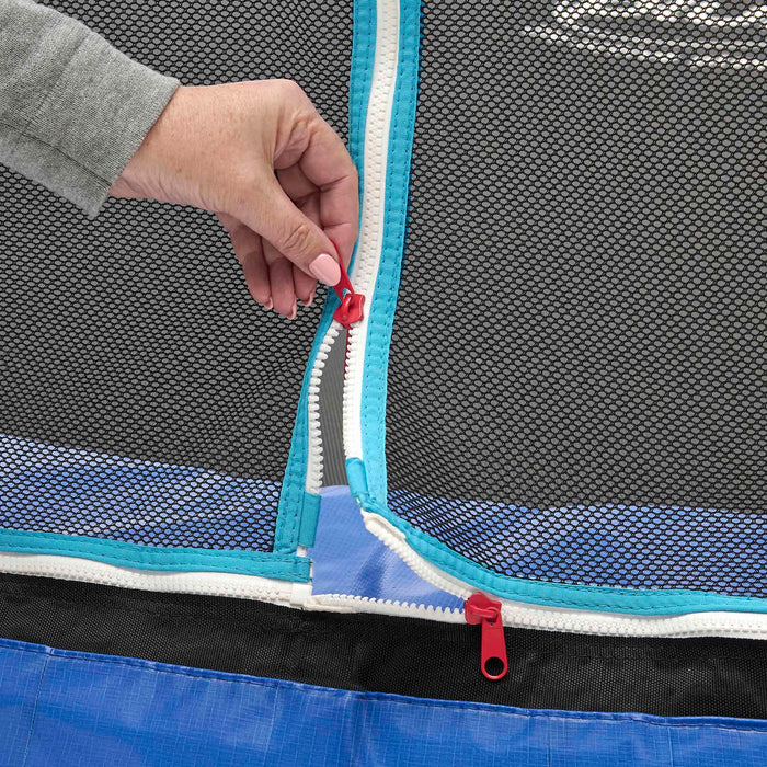 SpringZero Trampoline 10ft zipper detail