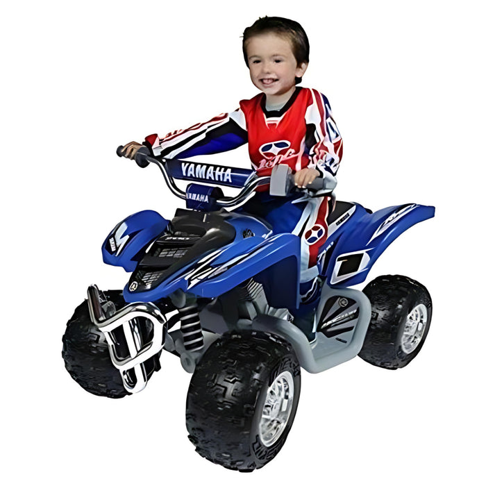 12v Yamaha Raptor ATV Kids Ride On - Blue - Kids Ride on Car