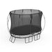 2.4m x 3.4m Medium Oval Trampoline by Springfree - Pure Black