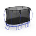 2.4m x 4m Large Oval Trampoline by Springfree - Blue