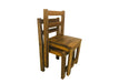 2-piece Kids Acacia Standard Chairs