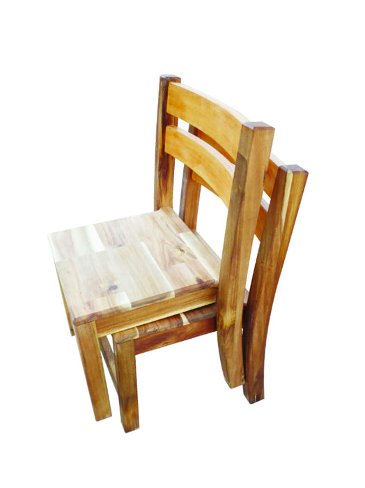 2 x Acacia Kids Chair