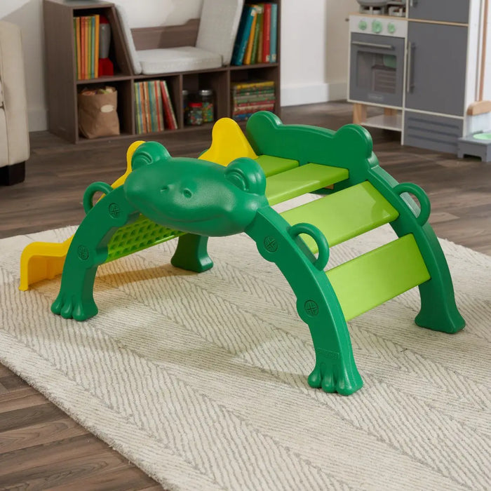 KidKraft Hop & Slide Frog Climbing Playset with Slide
