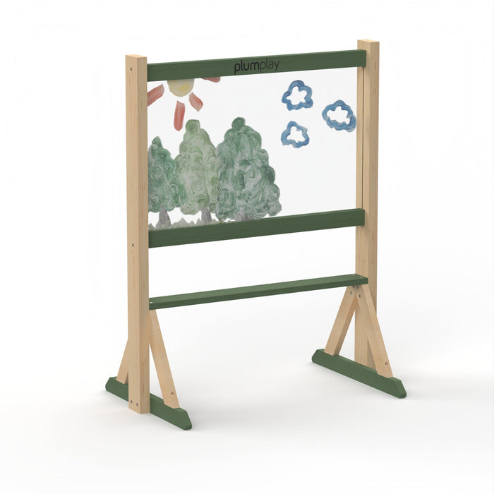 Outdoor Wooden Easel - angle 1