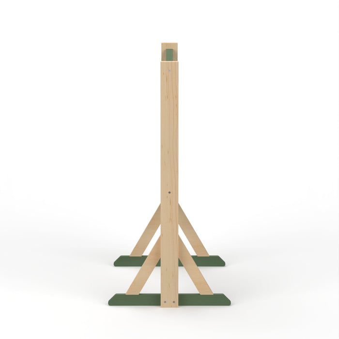 Outdoor Wooden Easel - side view