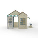 Beach House Wooden Playhouse - front