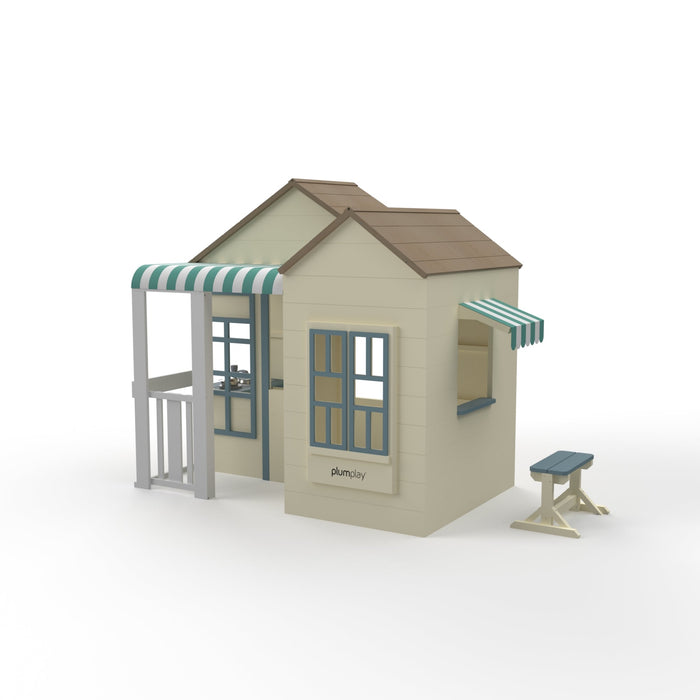 Beach House Wooden Playhouse - angle 1