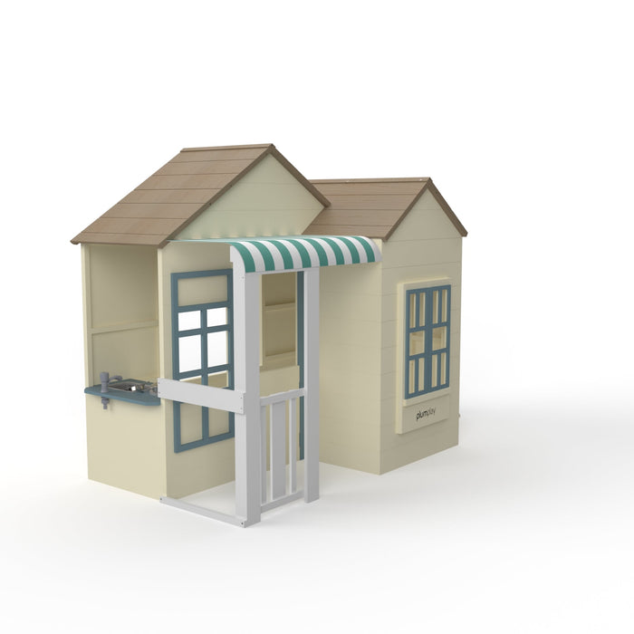 Beach House Wooden Playhouse - angle 2