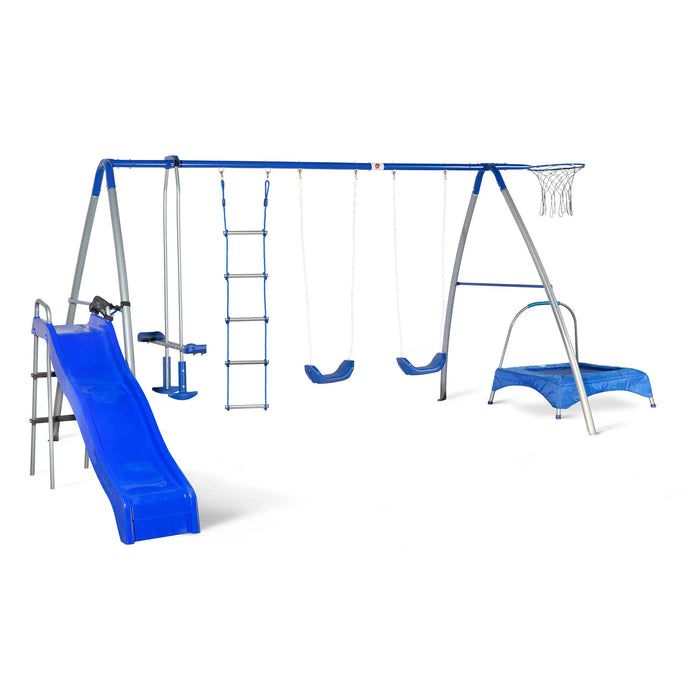 Plum Multiplay Swing Set with Slide