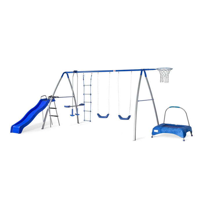 Plum Multiplay Swing Set with Slide