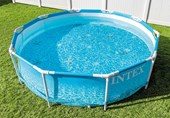 Intex 10 foot beachside metal frame pool