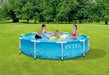 Metal frame beachside pool by Intex measuring 3.05m