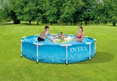 Metal frame beachside pool by Intex measuring 3.05m