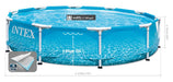 Intex metal frame beachside pool, 3.05m by 76cm
