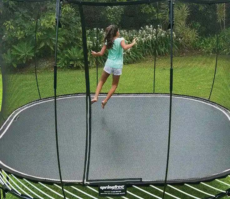 3.4m x 3.4m Large Square Trampoline by Springfree
