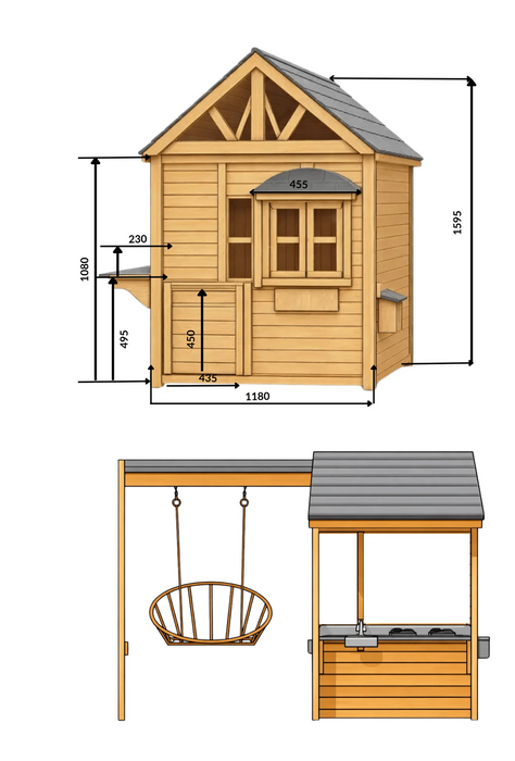Kidzshack My First Shack Cubby House