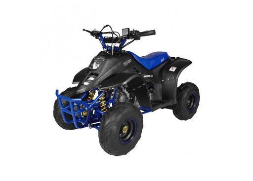 GMX Ripper-X Junior Kids Quad Bike - Black / Blue close up
