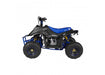 GMX Ripper-X Junior Kids Quad Bike - Black / Blue side view