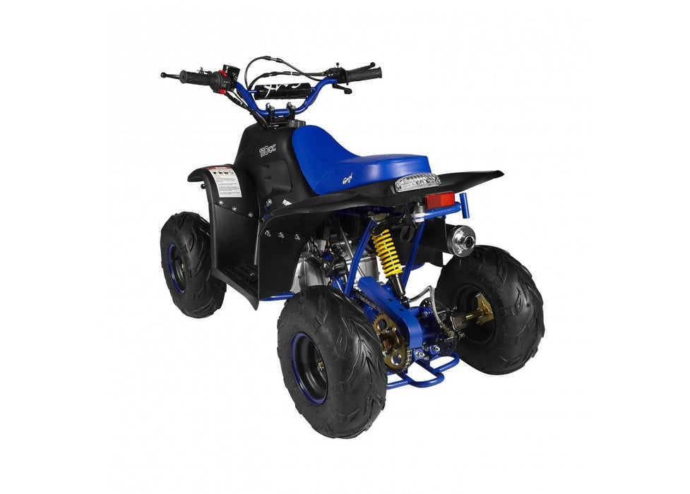 GMX Ripper-X Junior Kids Quad Bike - Black / Blue dimensions